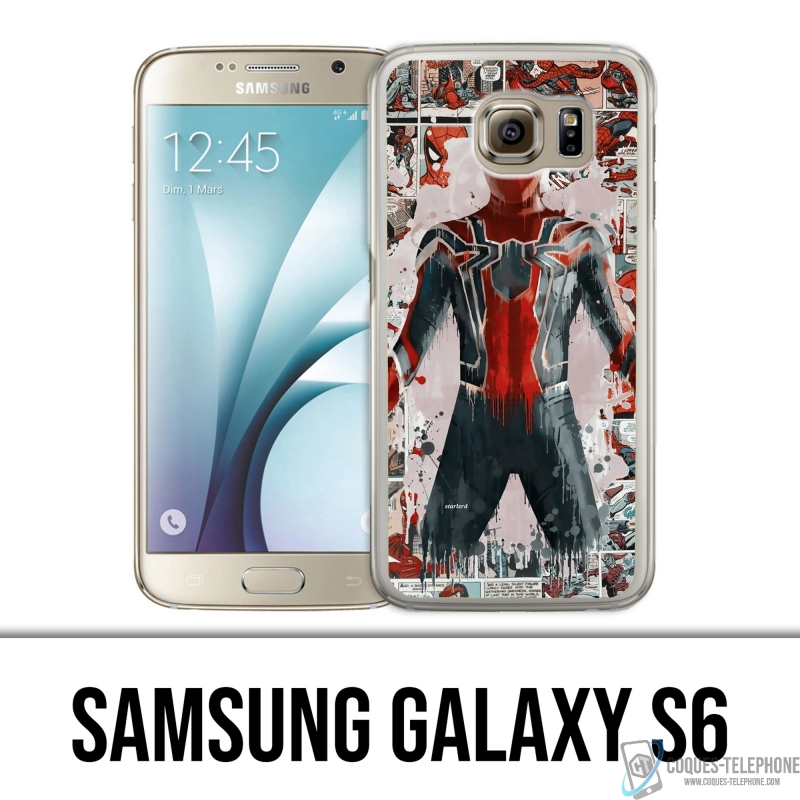 Custodia per Samsung Galaxy S6 - Spiderman Comics Splash