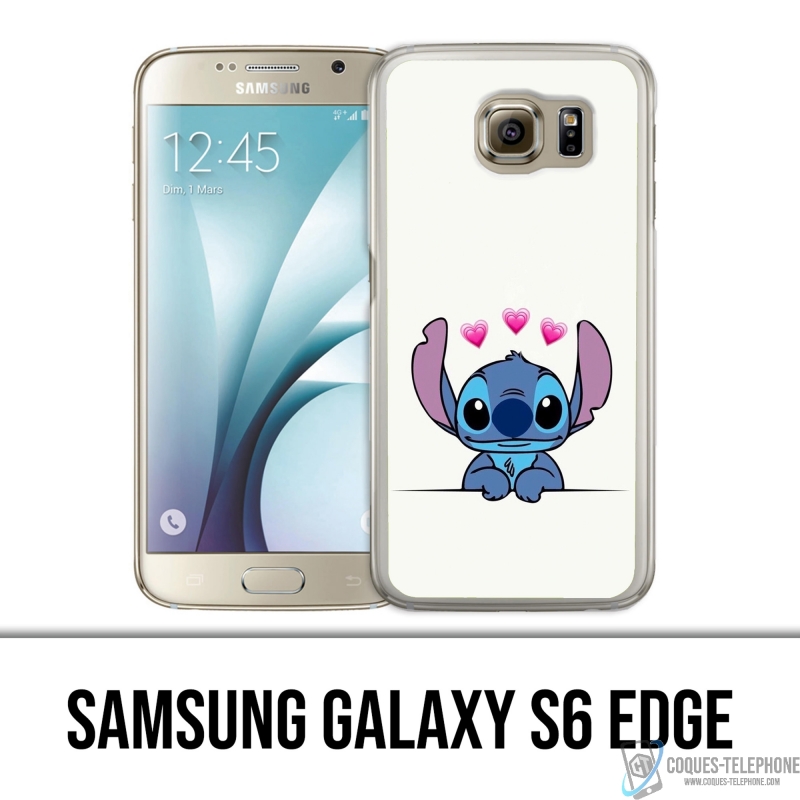 Coque Samsung Galaxy S6 edge - Stitch Amoureux