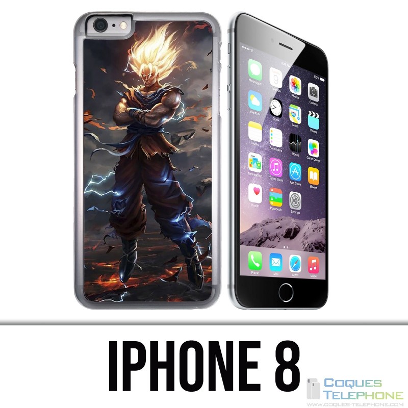 Coque iPhone 8 - Dragon Ball Super Saiyan