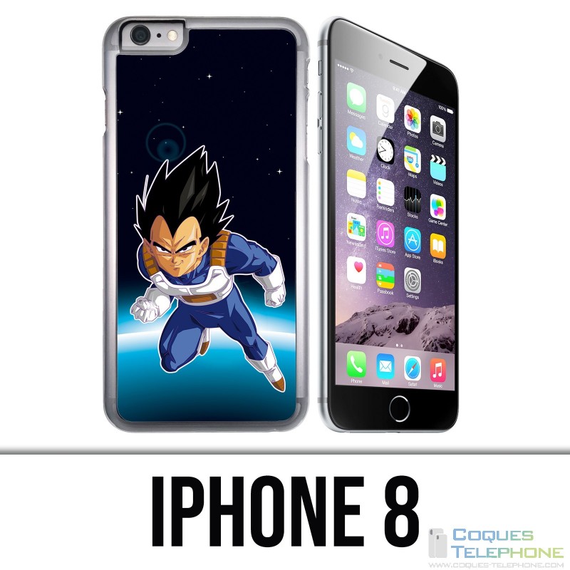 Coque iPhone 8 - Dragon Ball Vegeta Espace