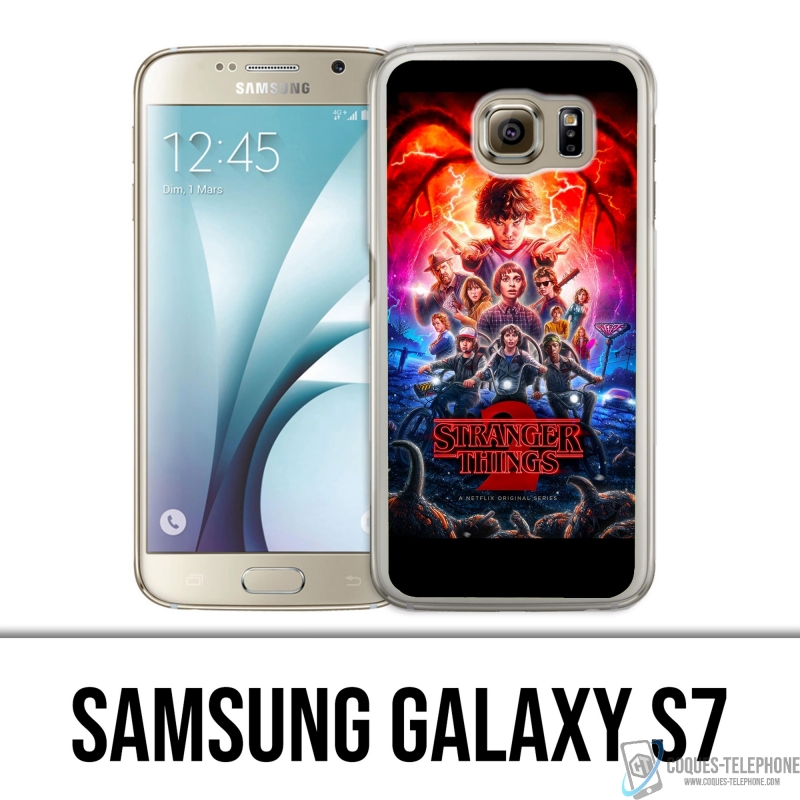 Custodia per Samsung Galaxy S7 - Poster di Stranger Things