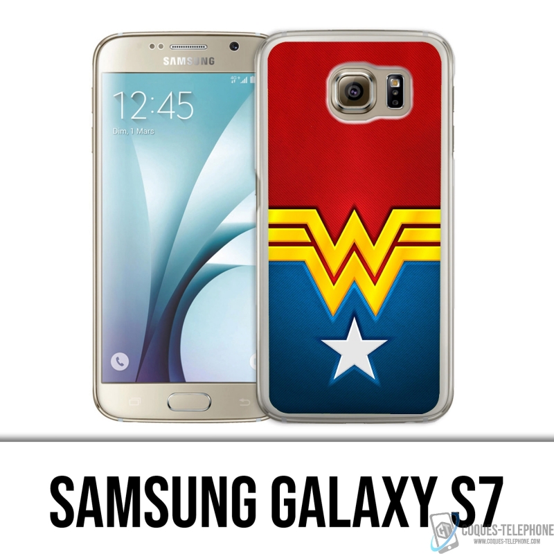 Custodia per Samsung Galaxy S7 - Wonder Woman Logo