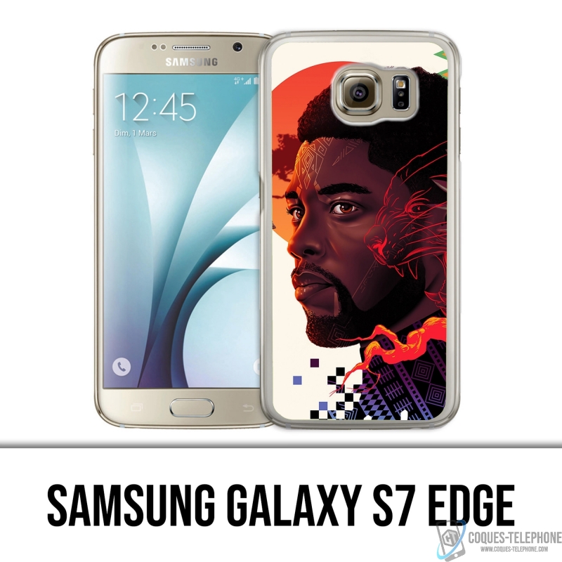 Samsung Galaxy S7 edge case - Chadwick Black Panther