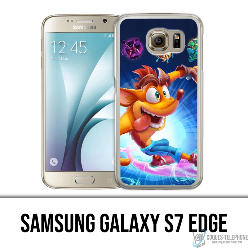 Custodia per Samsung Galaxy S7 edge - Crash Bandicoot 4