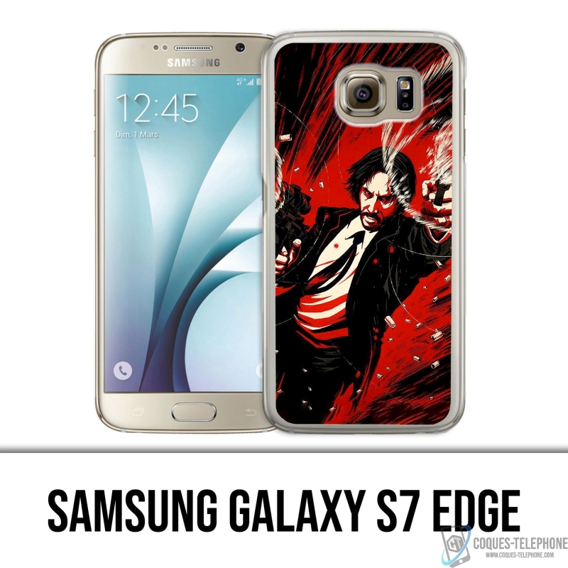 Coque Samsung Galaxy S7 edge - John Wick Comics
