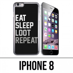 Custodia per iPhone 8 - Eat Sleep Loot Repeat