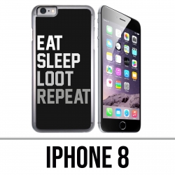 IPhone 8 Hülle - Eat Sleep Loot Repeat