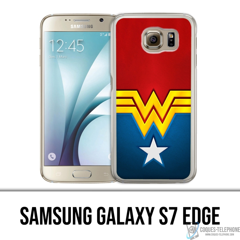 Custodia per Samsung Galaxy S7 edge - Wonder Woman Logo
