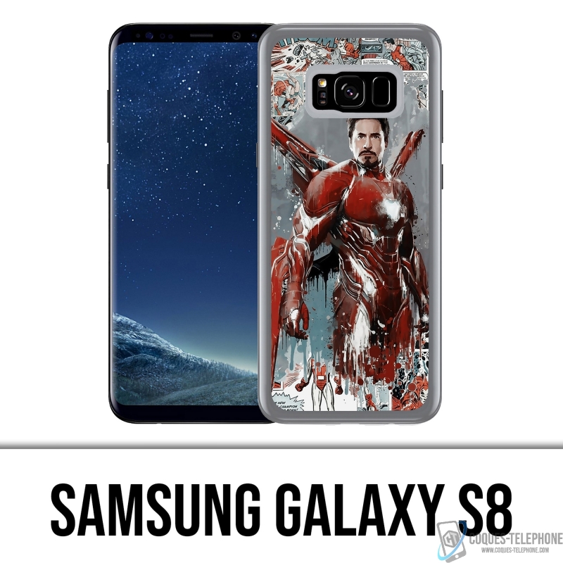Samsung Galaxy S8 Case - Iron Man Comics Splash