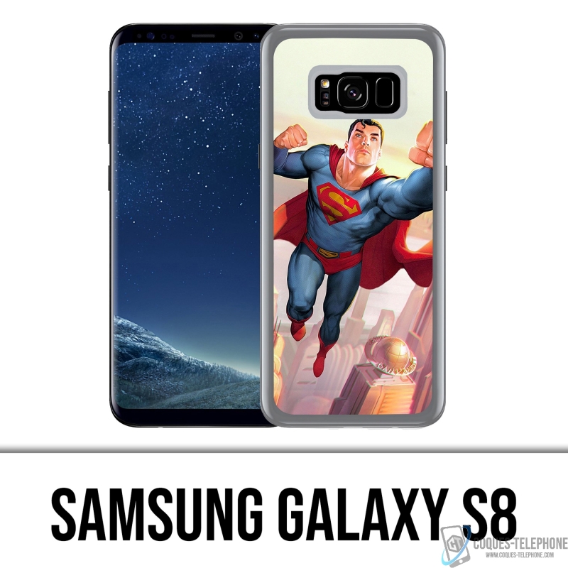 Custodia per Samsung Galaxy S8 - Superman Man Of Tomorrow