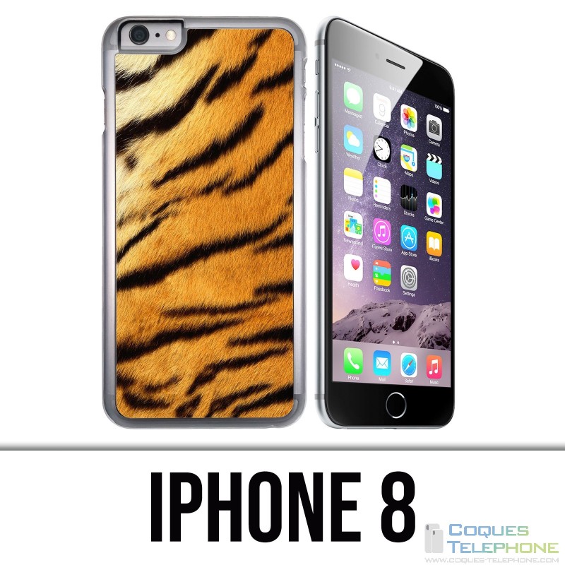 Coque iPhone 8 - Fourrure Tigre