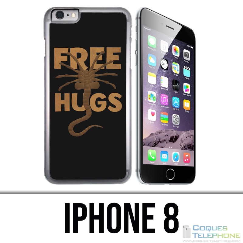 Coque iPhone 8 - Free Hugs Alien