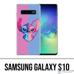 Coque Samsung Galaxy S10 - Stitch Angel Coeur Split