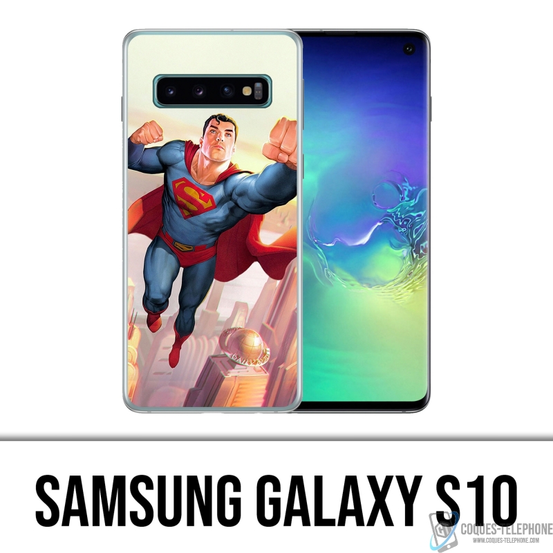 Custodia per Samsung Galaxy S10 - Superman Man Of Tomorrow