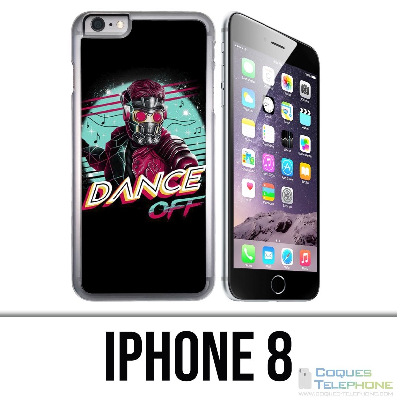 Coque iPhone 8 - Gardiens Galaxie Star Lord Dance