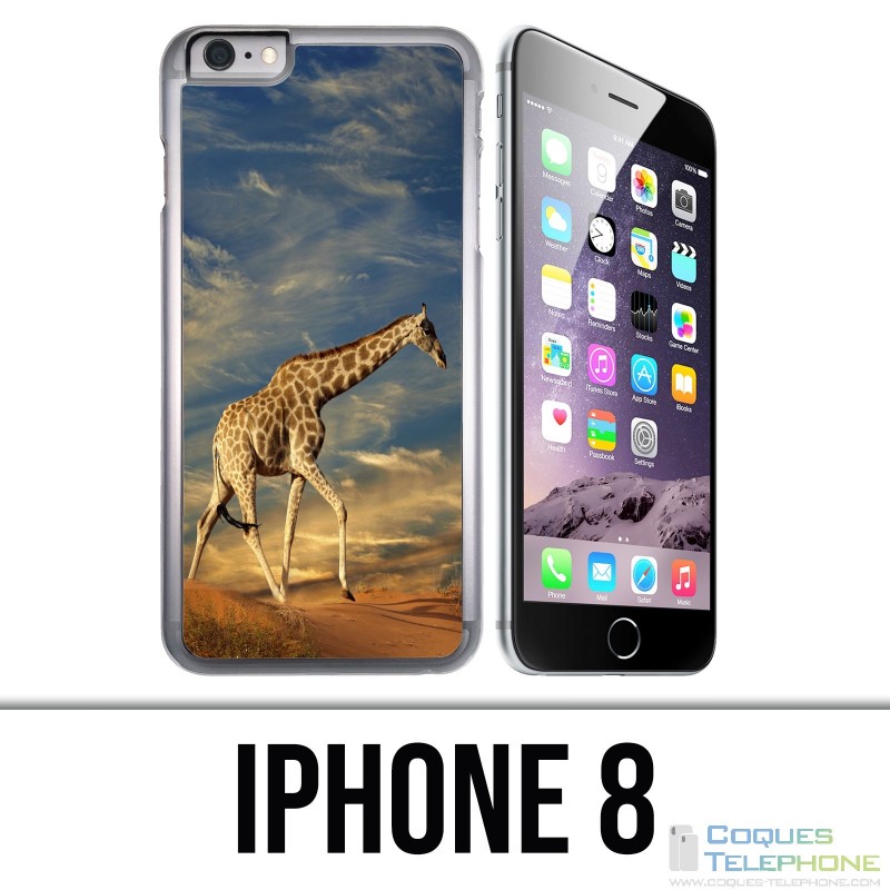 IPhone 8 Fall - Giraffen-Pelz