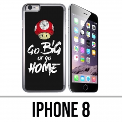 Coque iPhone 8 - Go Big Or Go Home Musculation