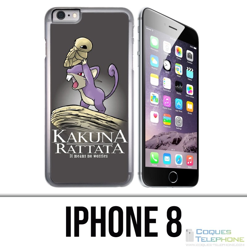 Custodia per iPhone 8 - Pokémon Re Hakuna Rattata