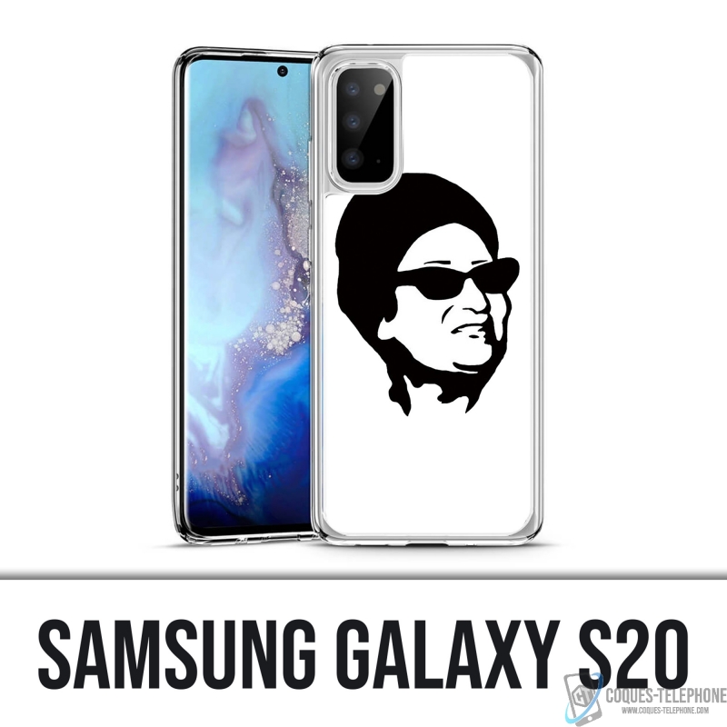 Coque Samsung Galaxy S20 - Oum Kalthoum Noir Blanc