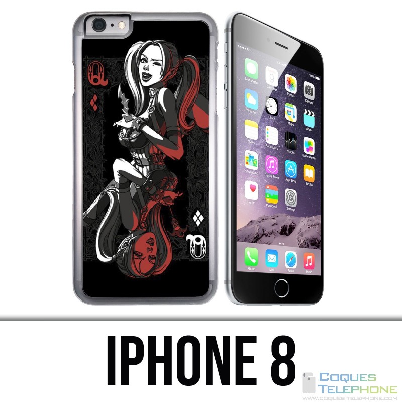 Coque iPhone 8 - Harley Queen Carte