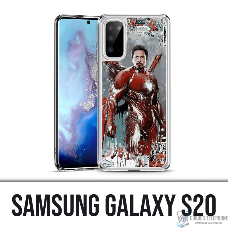 Samsung Galaxy S20 case - Iron Man Comics Splash