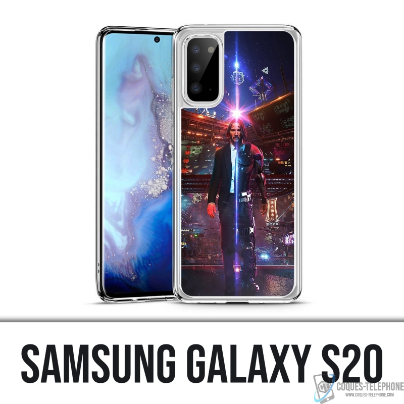 Custodia per Samsung Galaxy S20 - John Wick X Cyberpunk