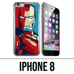 Funda iPhone 8 - Póster de diseño Iron Man