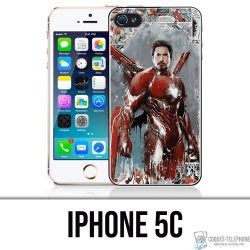 Funda para iPhone 5C - Iron Man Comics Splash