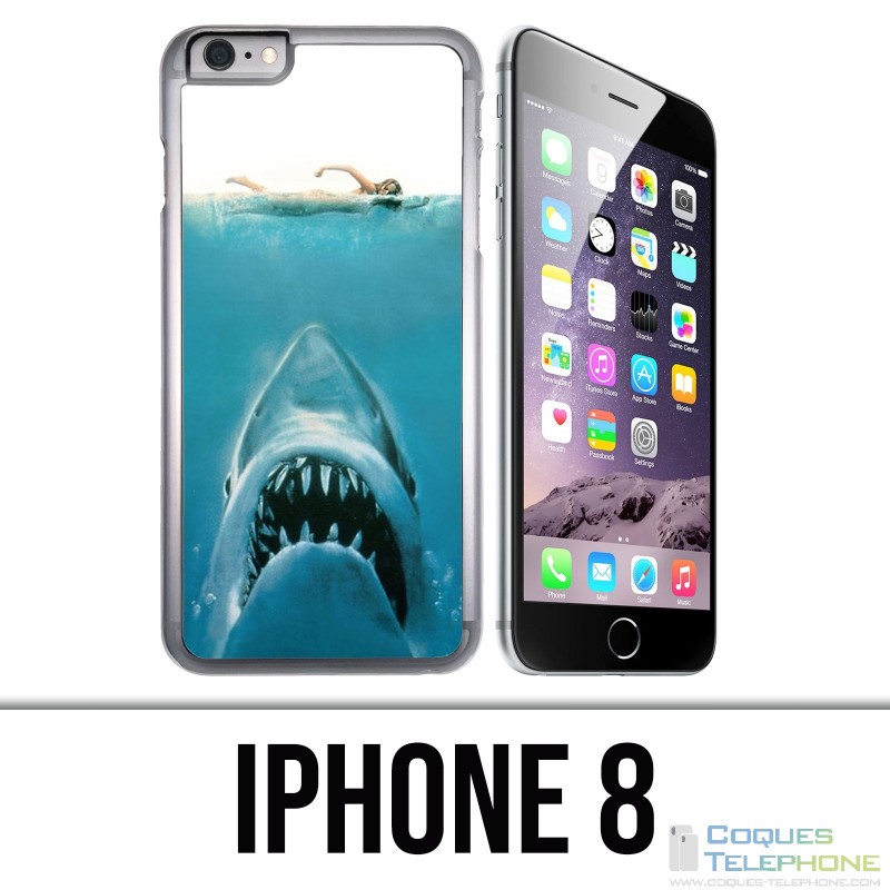 Funda iPhone 8 - Mandíbulas Los dientes del mar