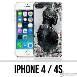 IPhone 4 und 4S Case - Black Panther Comics Splash