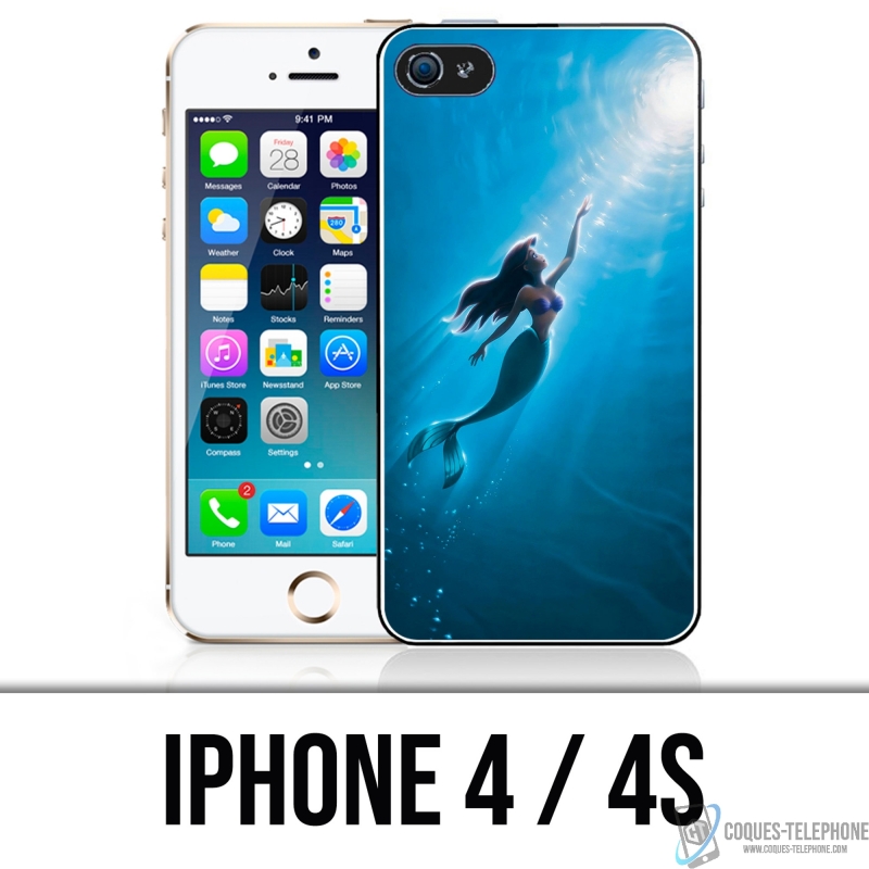 Coque iPhone 4 et 4S - La Petite Sirène Océan