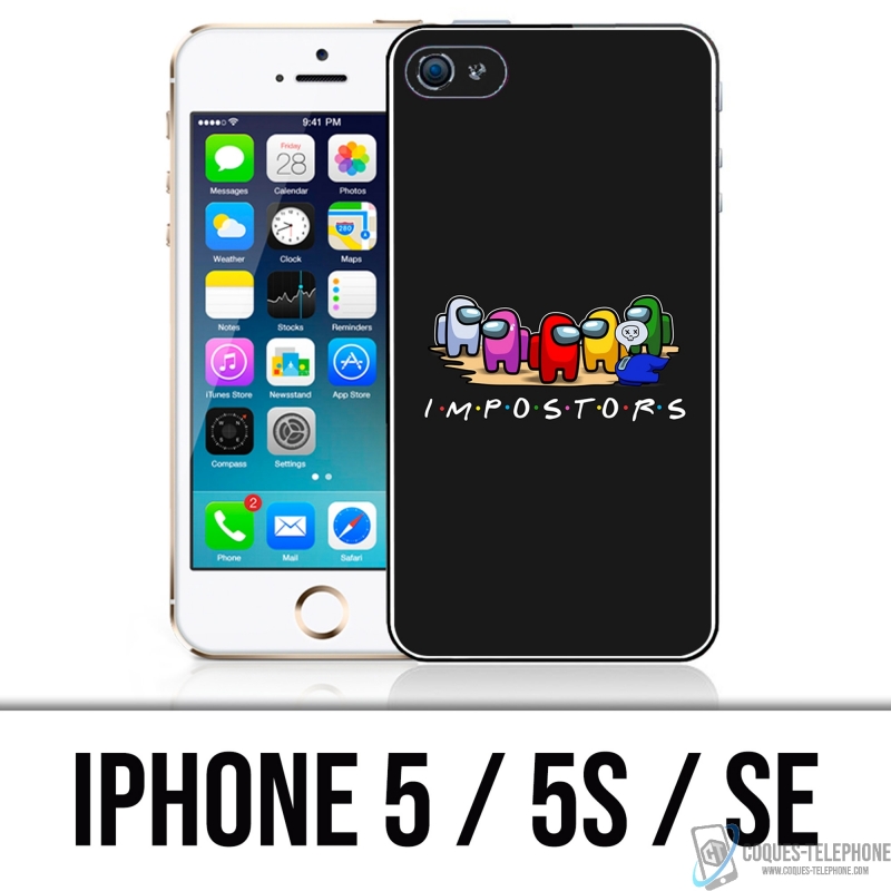 Coque iPhone 5, 5S et SE - Among Us Impostors Friends