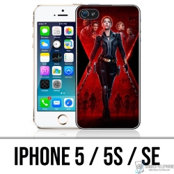 Coque iPhone 5, 5S et SE - Black Widow Poster