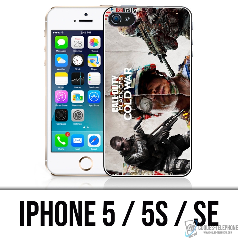 Custodia per iPhone 5, 5S e SE - Call Of Duty Black Ops Cold War Landscape