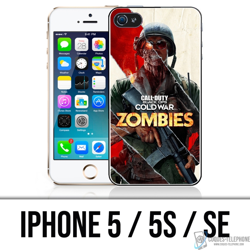 Cover iPhone 5, 5S e SE - Call Of Duty Cold War Zombies