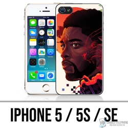 Carcasa para iPhone 5, 5S y SE - Chadwick Black Panther