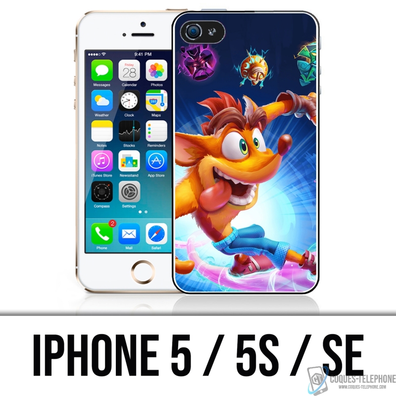 Coque iPhone 5, 5S et SE - Crash Bandicoot 4