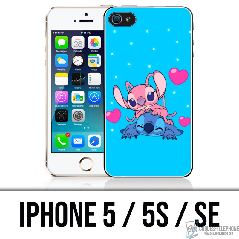 IPhone 5, 5S und SE Case - Stitch Angel Love