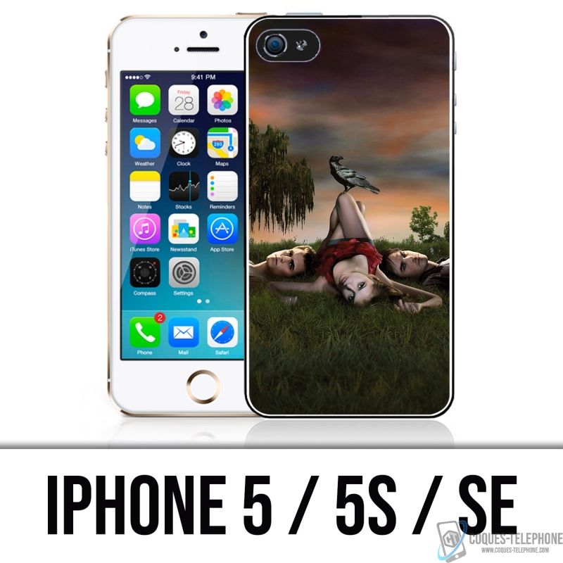 Coque iPhone 5, 5S et SE - Vampire Diaries