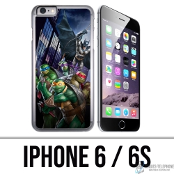 Custodia per iPhone 6 e 6S - Batman vs Teenage Mutant Ninja Turtles