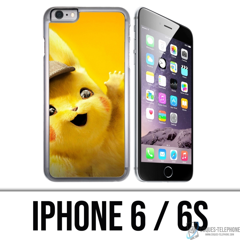 Coque iPhone 6 et 6S - Pikachu Detective