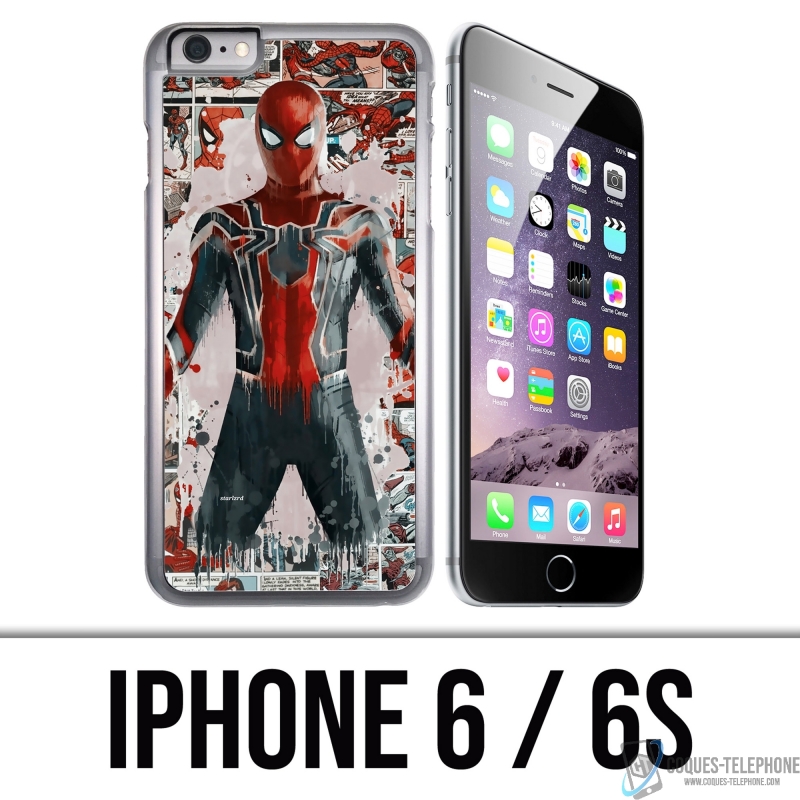 Carcasa para iPhone 6 y 6S - Spiderman Comics Splash