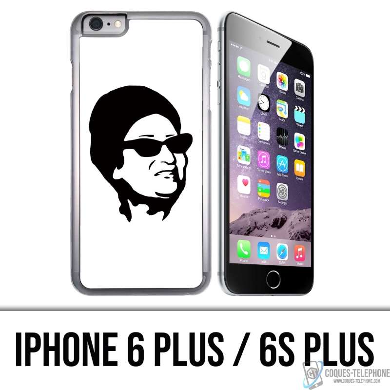 Custodia per iPhone 6 Plus / 6S Plus - Oum Kalthoum nero bianco