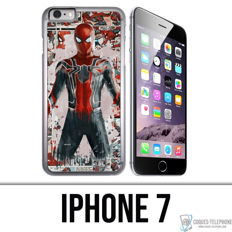 Funda para iPhone 7 - Spiderman Comics Splash