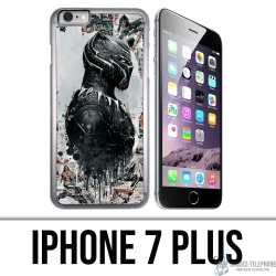 Coque iPhone 7 Plus - Black Panther Comics Splash