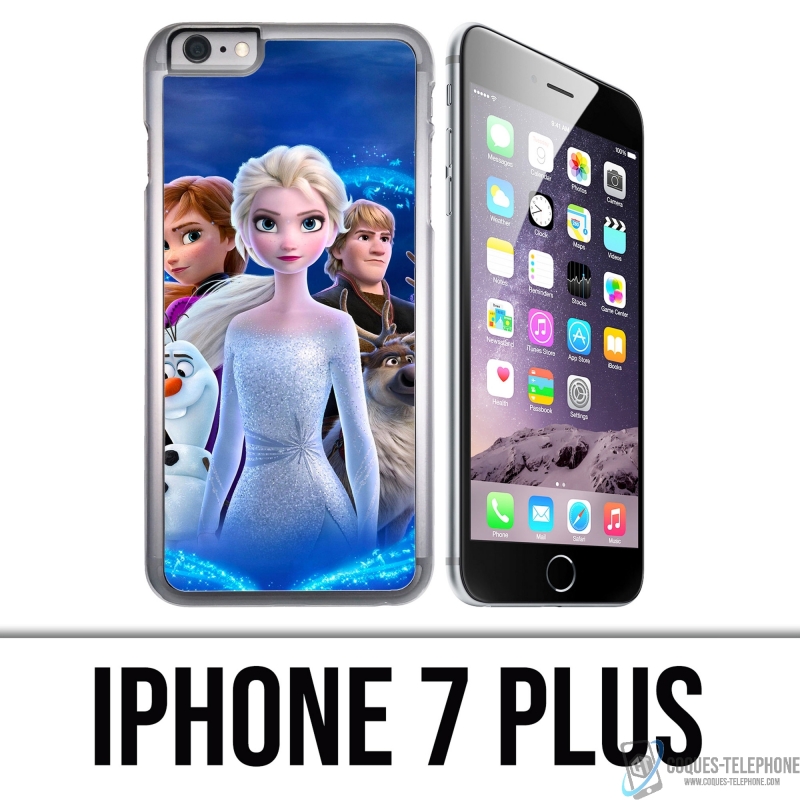Coque iPhone 7 Plus - La Reine Des Neiges 2 Personnages
