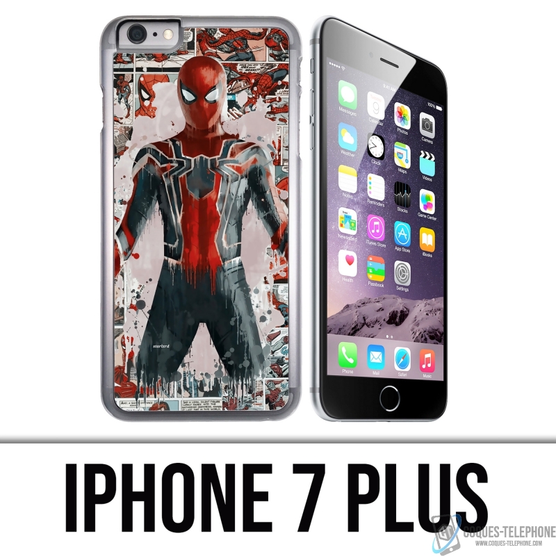 Funda para iPhone 7 Plus - Spiderman Comics Splash