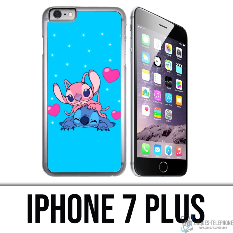 Coque iPhone 7 Plus - Stitch Angel Love