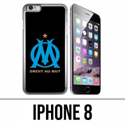 IPhone 8 Hülle - Logo Om Marseille Schwarz