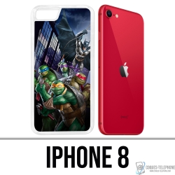 Custodia per iPhone 8 - Batman vs Teenage Mutant Ninja Turtles